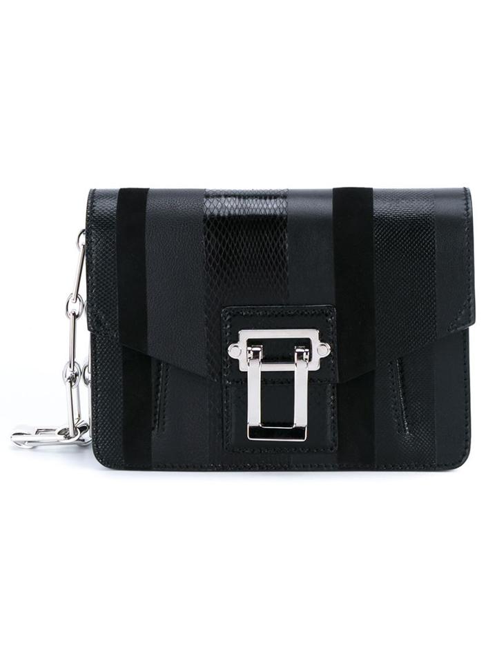Proenza Schouler Exotic Stripe Hava Clutch