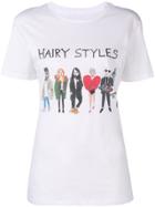 Unfortunate Portrait Hairy Styles T-shirt - White