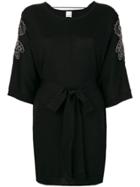 Pinko Embellished Belted Dress - Black