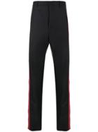 Lanvin Red Stripe Tailored Trousers - Blue