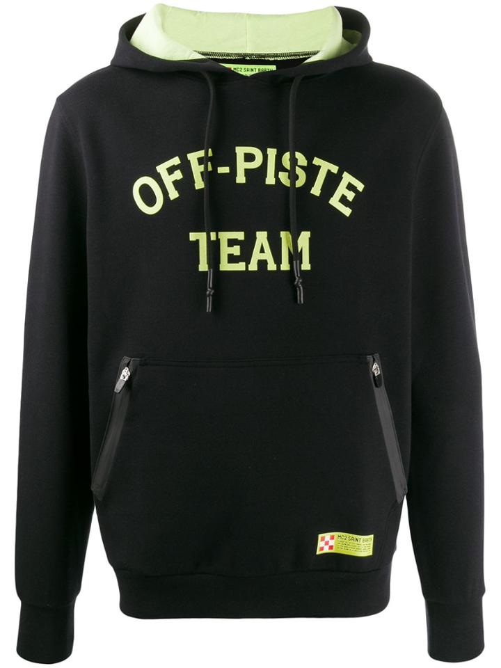 Mc2 Saint Barth Off-piste Hooded Sweatshirt - Black