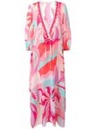Emilio Pucci Abstract Print Beach Dress - Pink