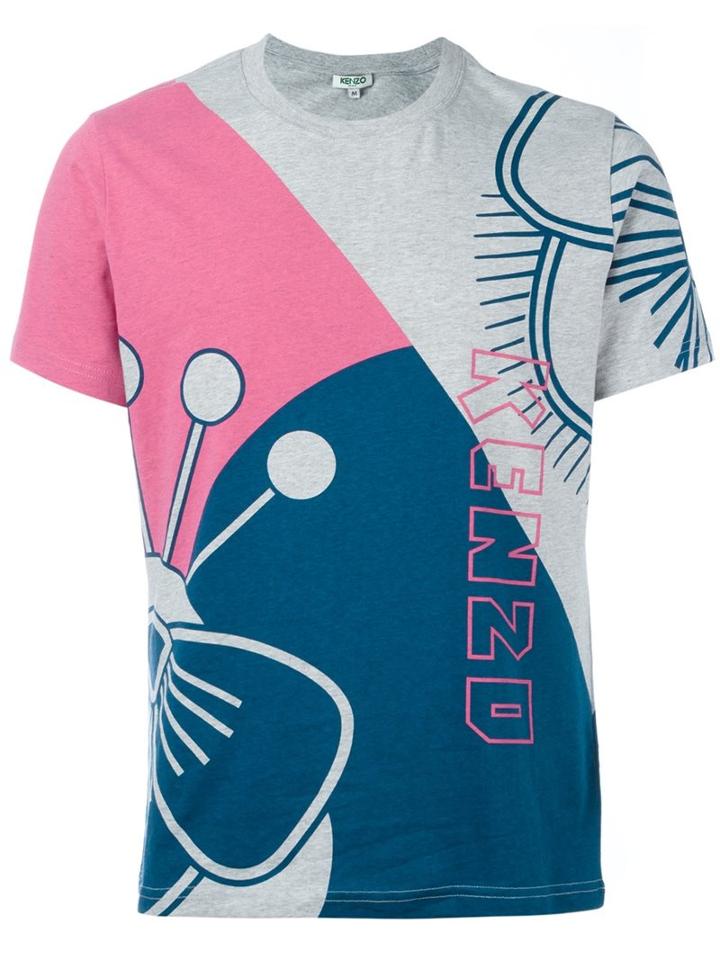 Kenzo 'tanami' T-shirt, Men's, Size: Small, Blue, Cotton