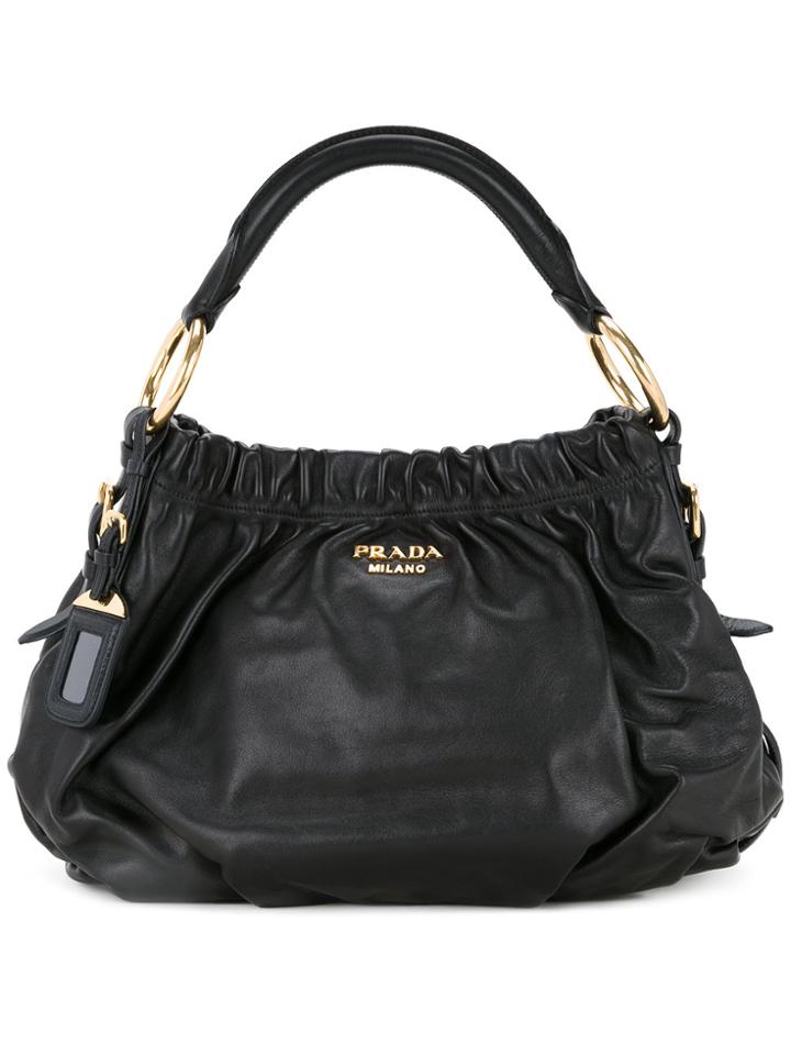 Prada Vintage Logos Hand Bag - Black