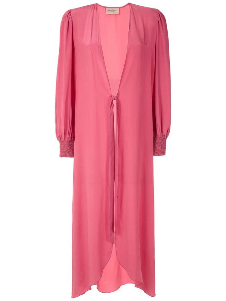 Adriana Degreas Silk Midi Cover-up - Pink
