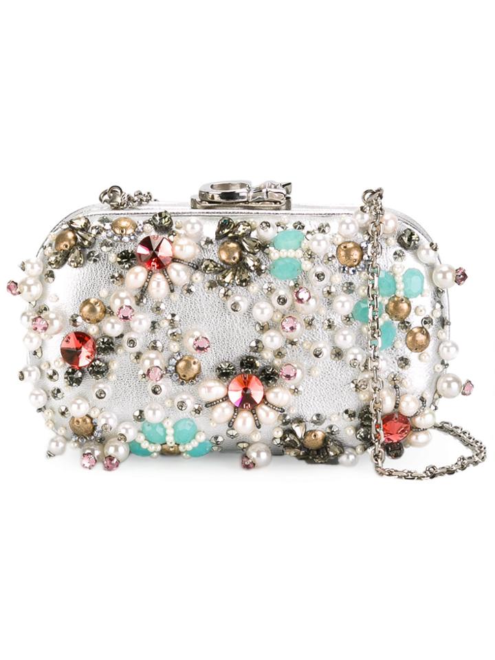 Corto Moltedo Susan C Star Clutch Bag - Metallic