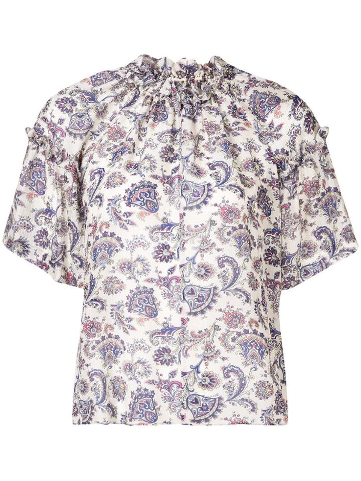 Isabel Marant Paisley Print Blouse - Neutrals