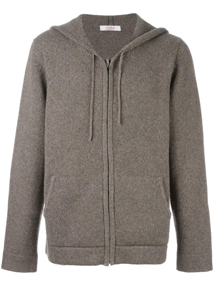 Liska Knitted Hoodie - Nude & Neutrals