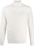 Laneus Roll Neck Jumper - White