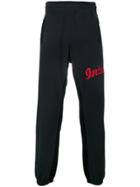 Intoxicated Logo Embroidered Track Pants - Black