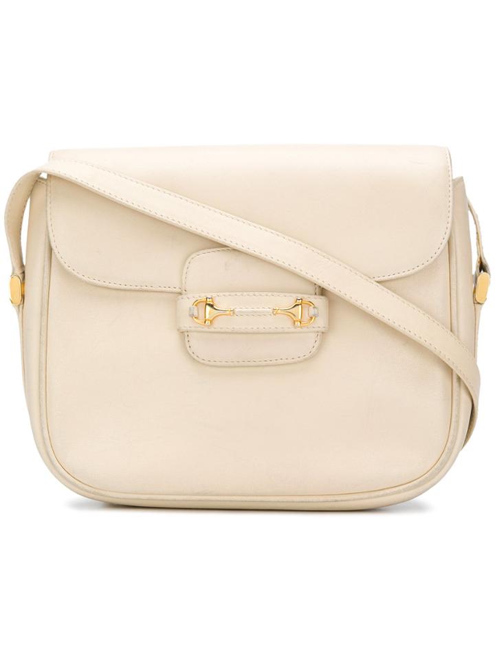 Gucci Vintage 1970's Flap Shoulder Bag - Nude & Neutrals