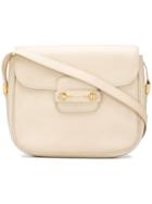 Gucci Vintage 1970's Flap Shoulder Bag - Nude & Neutrals