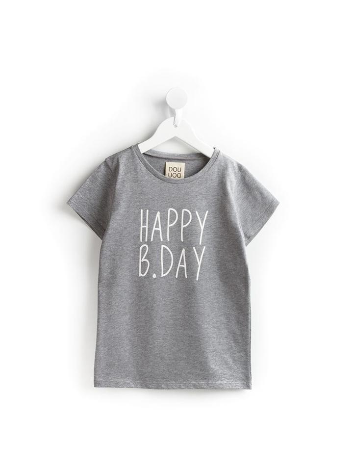 Douuod Kids 'happy B.day' T-shirt