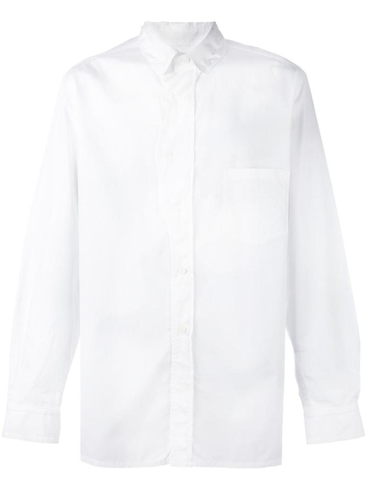Yohji Yamamoto Classic Button Down Shirt, Men's, Size: 4, Cotton