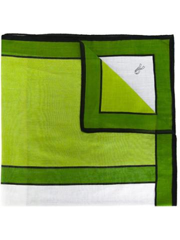 Roberta Di Camerino Vintage Square Print Scarf, Adult Unisex, Green