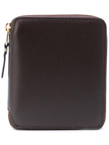 Comme Des Garçons Wallet Zip Wallet - Brown