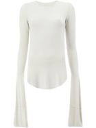 Lost & Found Ria Dunn Elongated Sleeve Jumper - White