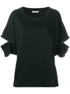 Tsumori Chisato Cutout Sleeve T-shirt - Black
