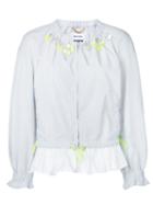 Muveil - Frill Hem Jacket - Women - Polyester - 38, Grey, Polyester