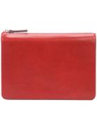 Maison Margiela Zipped Clutch Bag - Red