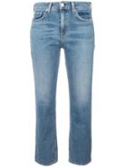 Rag & Bone /jean Straight Cropped Jeans, Women's, Size: 29, Cotton/polyurethane