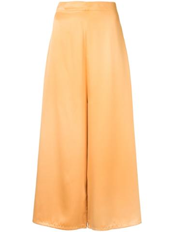 Pose Arazzi Wide Leg Trousers - Yellow & Orange