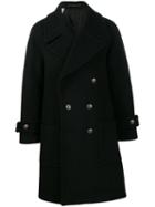 Givenchy Oversized Double-breasted Peacoat - Black
