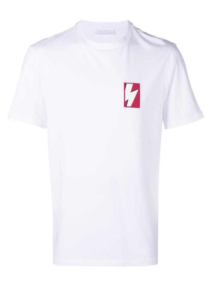 Neil Barrett Chest Print T-shirt - White