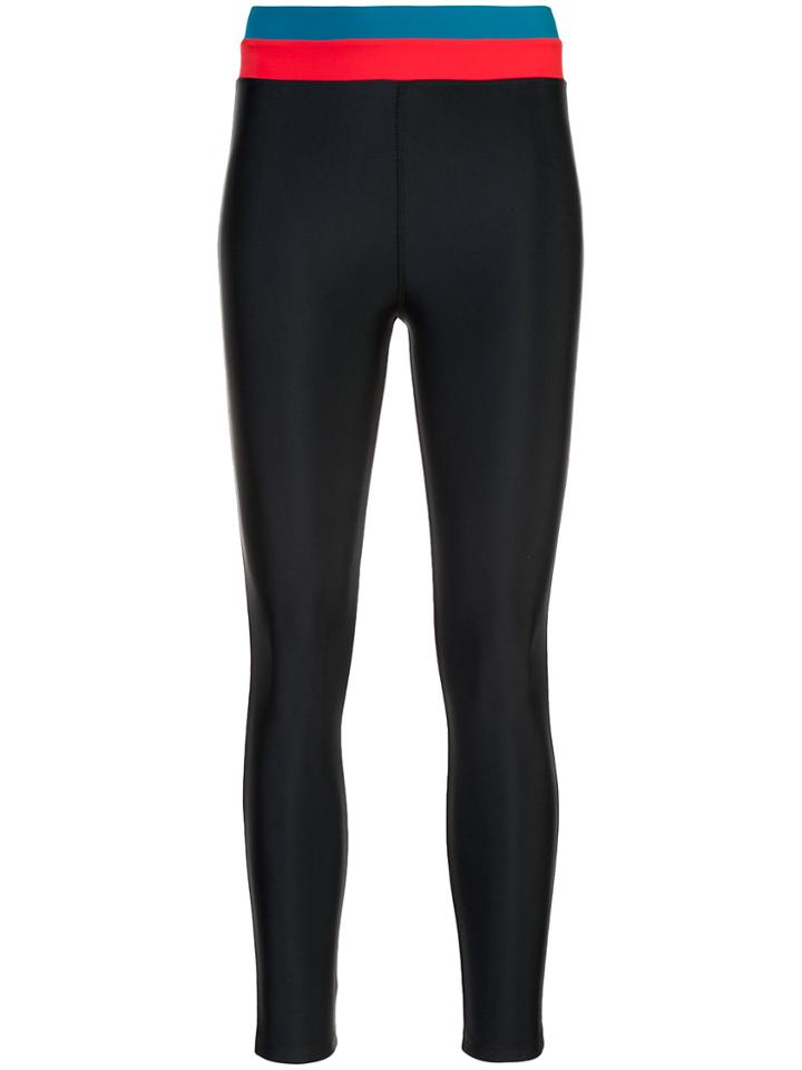 Cynthia Rowley Shock Wave Surf Leggings - Black