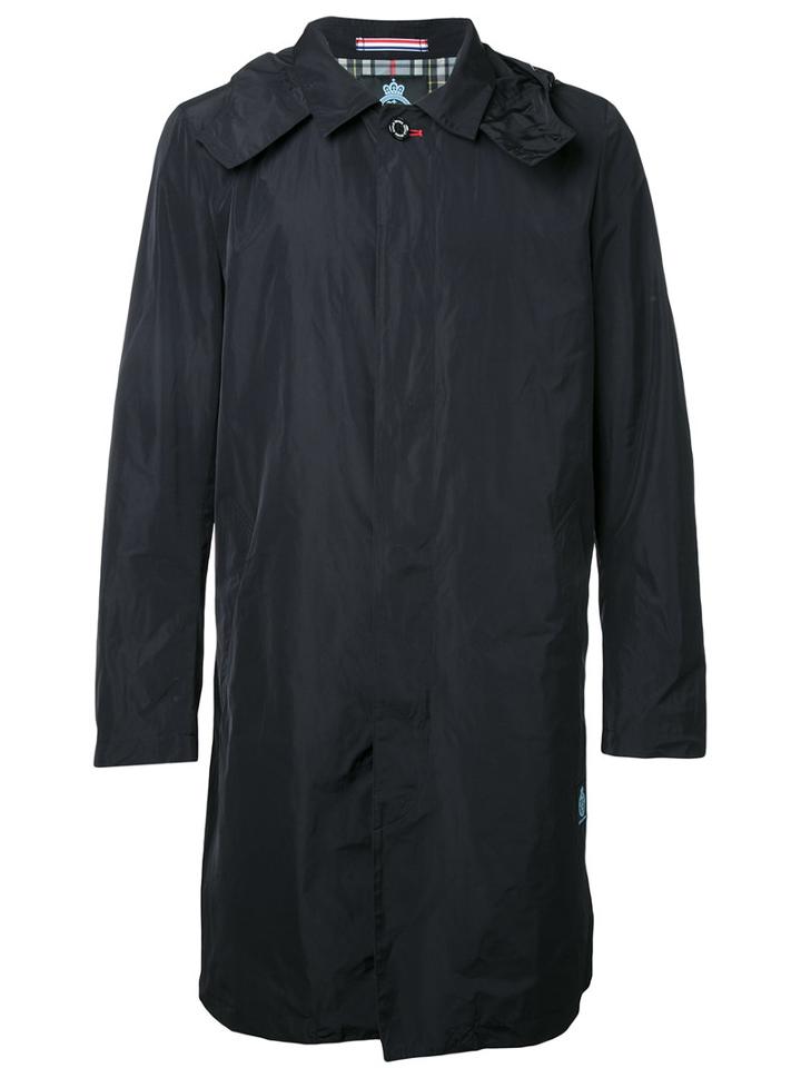 Guild Prime Long Trench Coat, Men's, Size: 2, Blue, Polyester