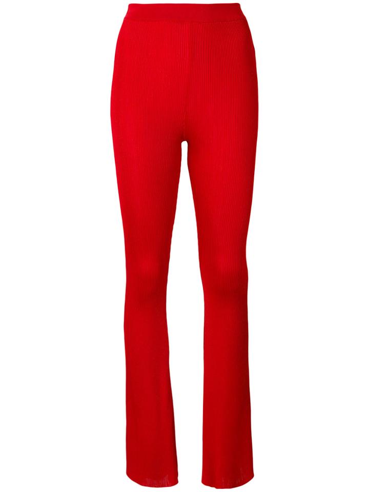 Givenchy Flared Ribbed Trousers