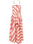 Dodo Bar Or Striped Dress - Red
