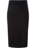 Mcq Alexander Mcqueen Stretch Pencil Skirt, Women's, Size: Xs, Black, Viscose/polyamide/spandex/elastane