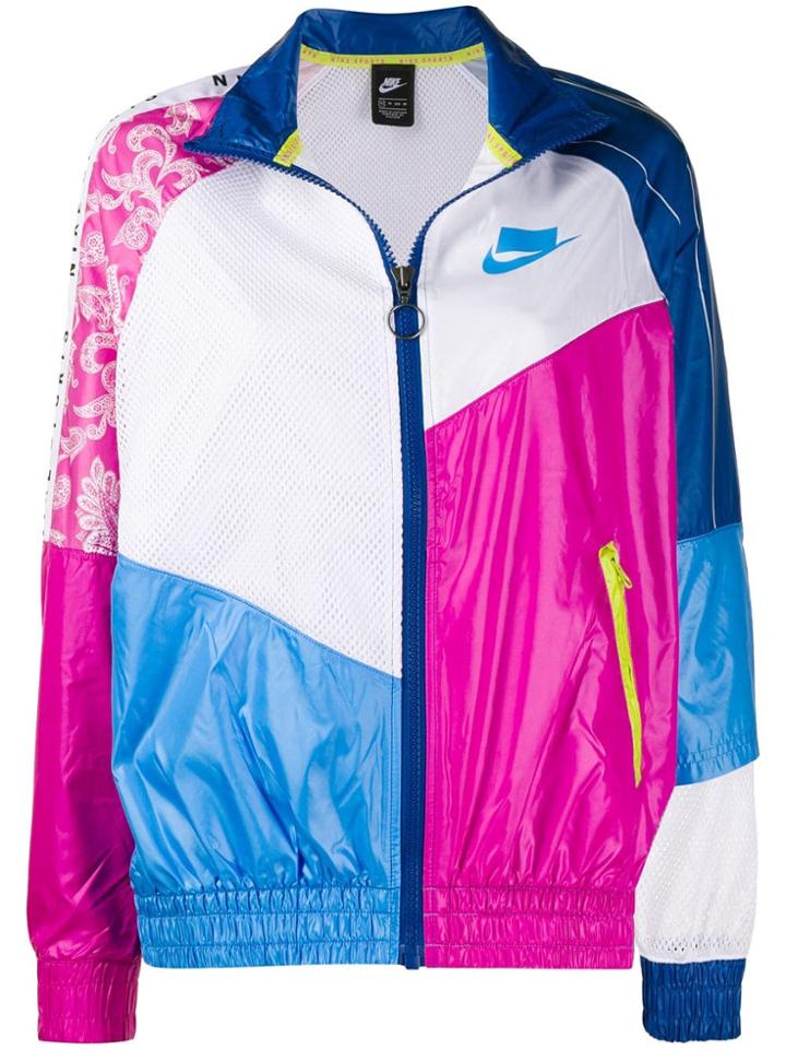 Nike Colour-block Bomber Jacket - Blue