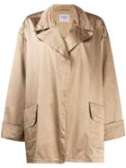 Chanel Pre-owned 1980's Loose Robe Style Jacket - Brown