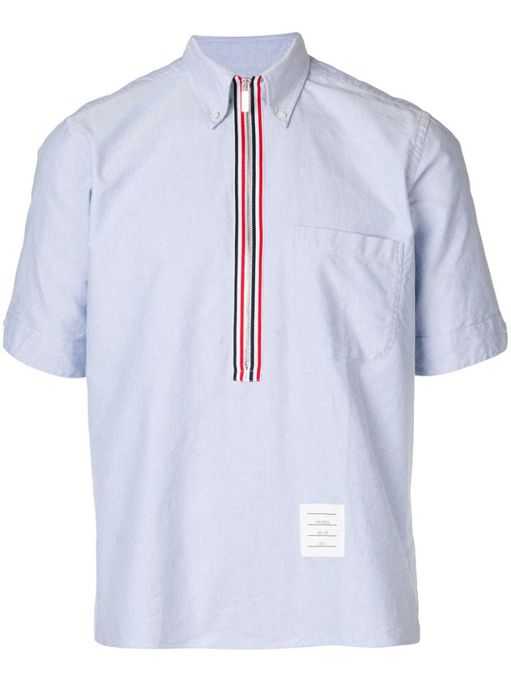 Thom Browne Striped Placket Shirt - Blue