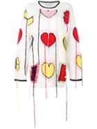 Philosophy Di Lorenzo Serafini Heat String Knitted Jumper - White