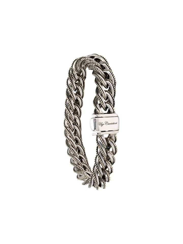 Ugo Cacciatori Thick Chain Brascelet - Silver