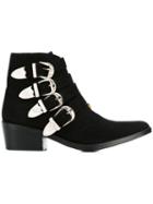 Toga Multi Buckle Ankle Boots