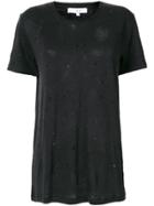 Iro Distressed Effect T-shirt - Black