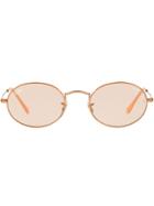Ray-ban Oval-frame Sunglasses - Metallic