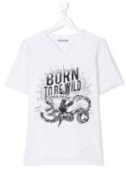 Zadig & Voltaire Kids Logo Print T-shirt - White