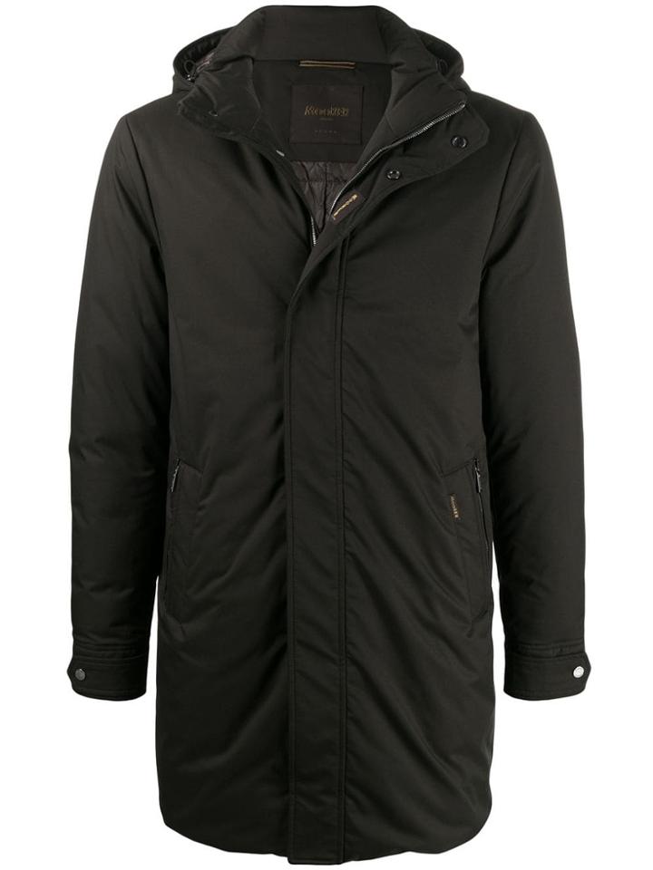 Moorer Hooded Down Jacket - Brown
