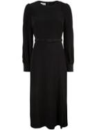 Co Belted Midi Dress - Black