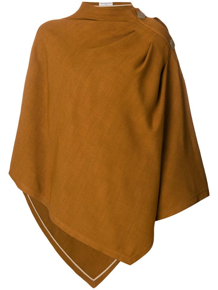 Veronique Leroy Buttoned Cape - Brown