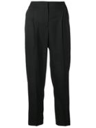 Pt01 High-waist Pleated Trousers - Black