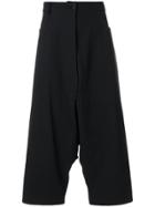 Rundholz Dropped Crotch Trousers - Black
