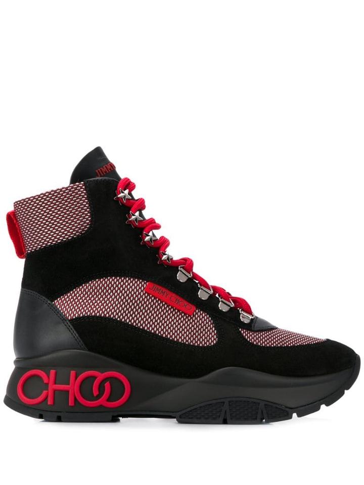 Jimmy Choo Inca High-top Sneakers - Black