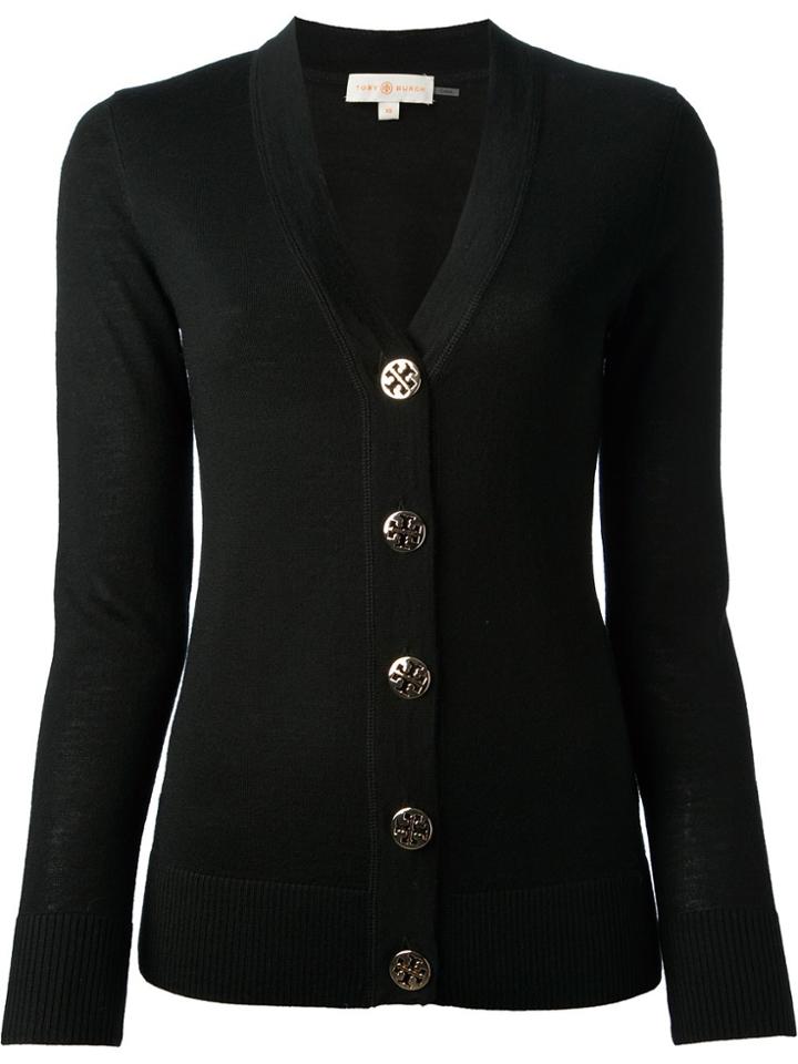 Tory Burch 'simone' Cardigan - Black