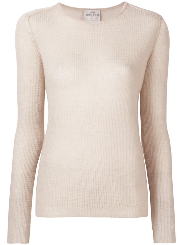 Forte Forte Soft Knit Jumper - Nude & Neutrals